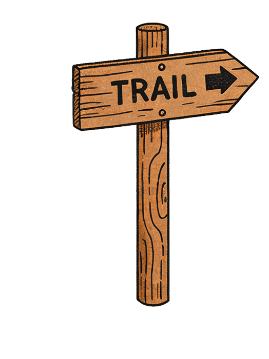 Trail post